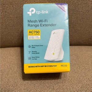 TP-Link White Dual Band Wi-Fi Extender | NWT